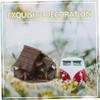 Hohopeti 4-Piece Miniature Ceramic Houses, Unique Design, Random Style view 3
