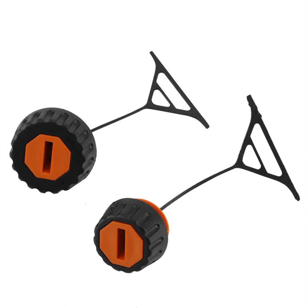2-Piece Fuel and Oil Cap Set for Chainsaws 028, 038, 020, 021, 023, 024, 025, 026, 034, 036 and 048