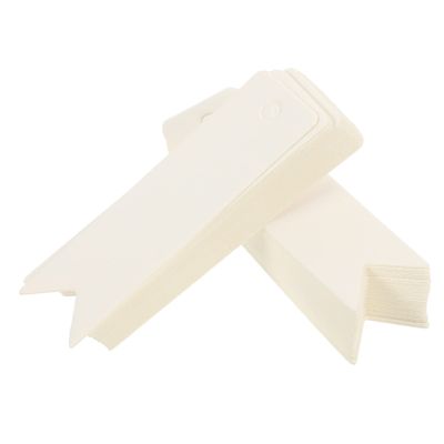 Paper Price Tags, 200 Pieces, White, for Labeling