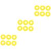 STOBAZA 18-Piece Artificial Pineapple Slices, Plastic Decorative Props for Parties, Photography, and Home Decor view 1
