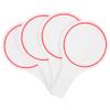 Erasable Display Boards, 4-Pack, Single-Sided, White/Red, for Christmas Parties view 1