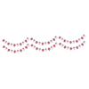 Hohopeti 6 Sets Strawberry Birthday Party Banners, Colorful Felt Bunting with 3D Strawberries view 1