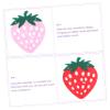 Hohopeti 6 Sets Strawberry Birthday Party Banners, Colorful Felt Bunting with 3D Strawberries view 3