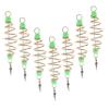 BELLIFFY Fishing Bait Spirals, 24-Piece Carbon Steel Fish Feeder Baskets view 1