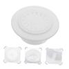 CIYODO 4-Piece Round Wall Hole Covers, Decorative Plastic, Mouse Prevention view 2