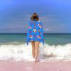Large Fire Truck Pattern Beach Towel, Microfiber, Quick-Drying, 70 x 150 cm view 2