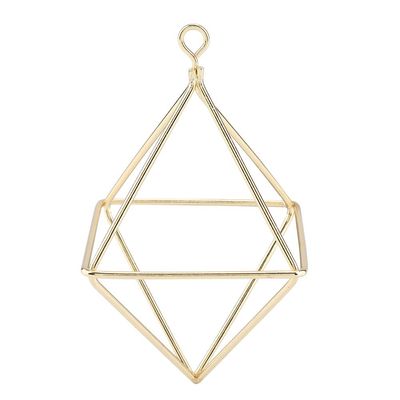Geometric Air Plant Holder, Gold
