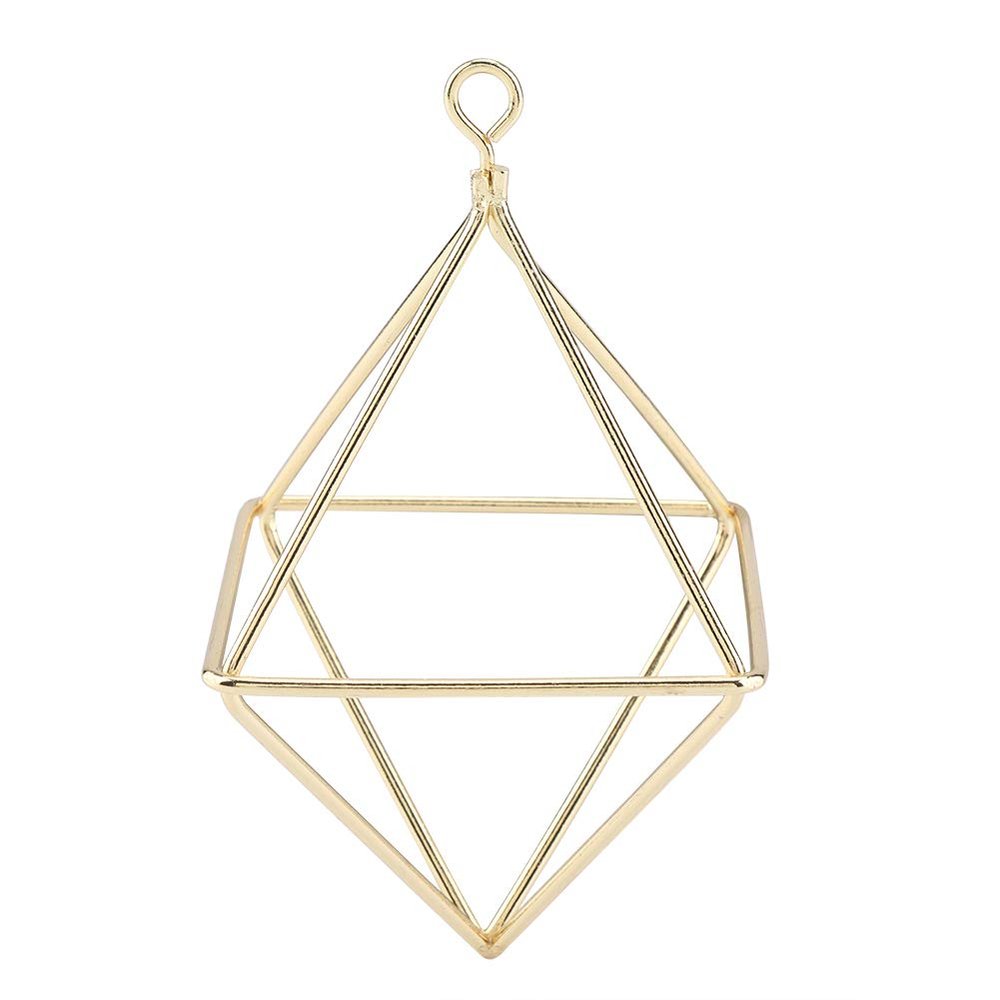 Geometric Air Plant Holder, Gold