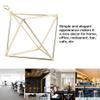 Geometric Air Plant Holder, Gold view 2