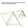 Geometric Air Plant Holder, Gold view 3