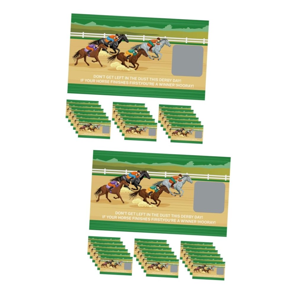 Lurrose Scratch-Off Cards, 2 Sets, Cartoon Design
