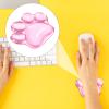 Transparent Wrist Rest | Cat Paw Shape for Relief view 2