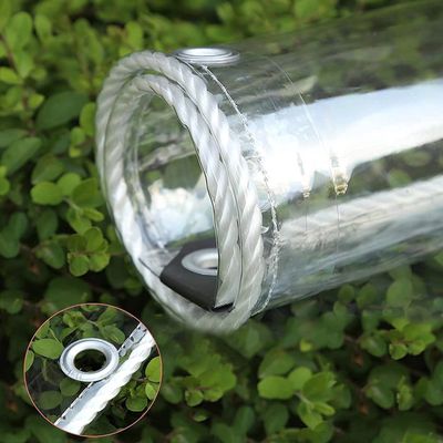 Durable Waterproof PVC Vinyl Tarpaulin, 500 g/m, 0.35 mm Thick, Transparent Awning, Canopy, Patio Enclosure, Anti-Aging Insulation, Soft Glass Sheet, 280 x 970 cm