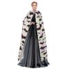 BREAUX Halloween Flying Purple Bats Print Hooded Poncho, Unisex, Black, One Size view 4