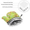 Non-Slip Oven Mitts and Pot Holders Set with Easter Bunny Patterns view 4