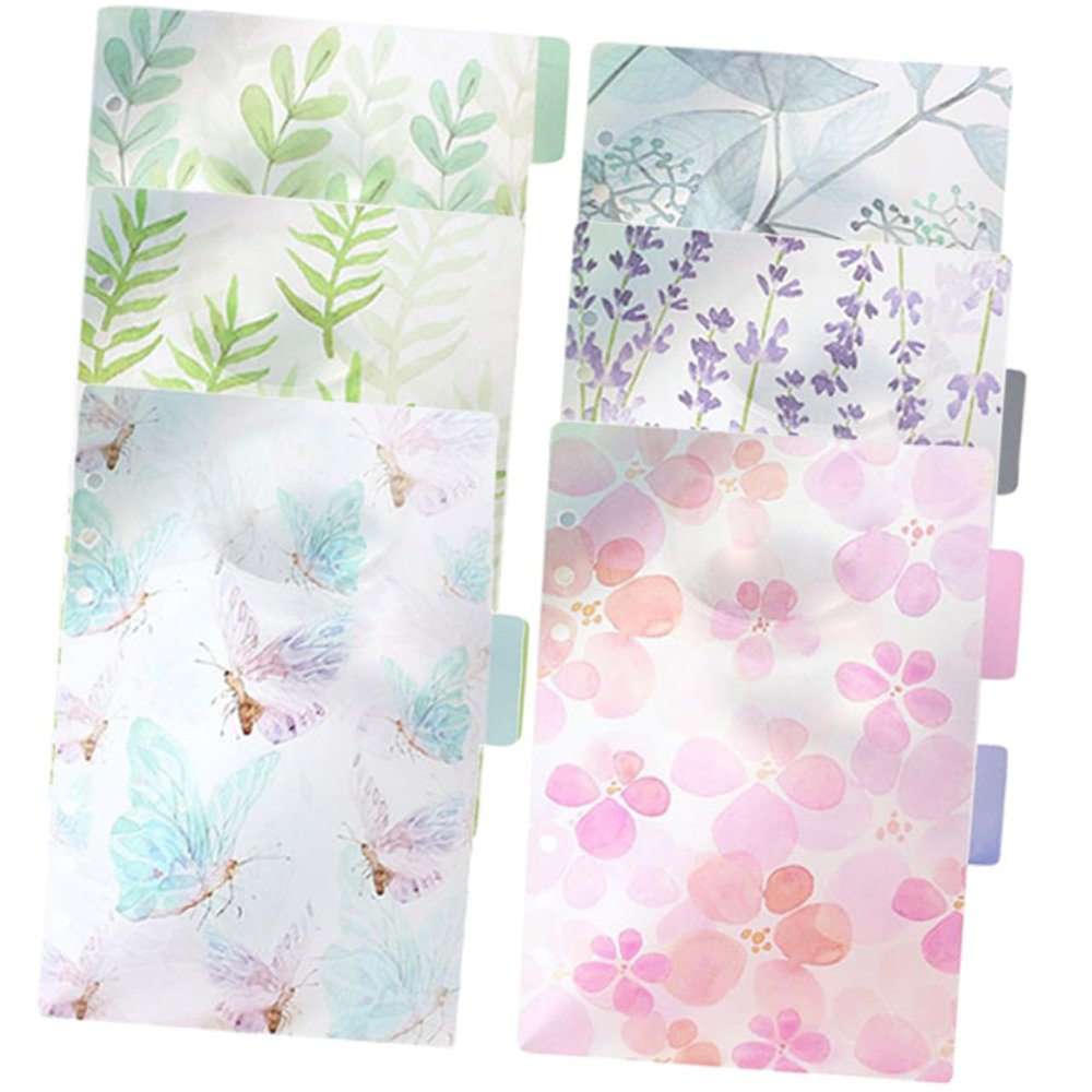 VILLFUL 2 Sets Binder and Notebook Dividers