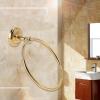Wall-Mounted Gold Towel Ring view 4