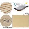 Weather-Resistant Balcony Privacy Screen 110 x 400 cm, Waterproof Orange Rectangular Sun Shade with Grommets view 2