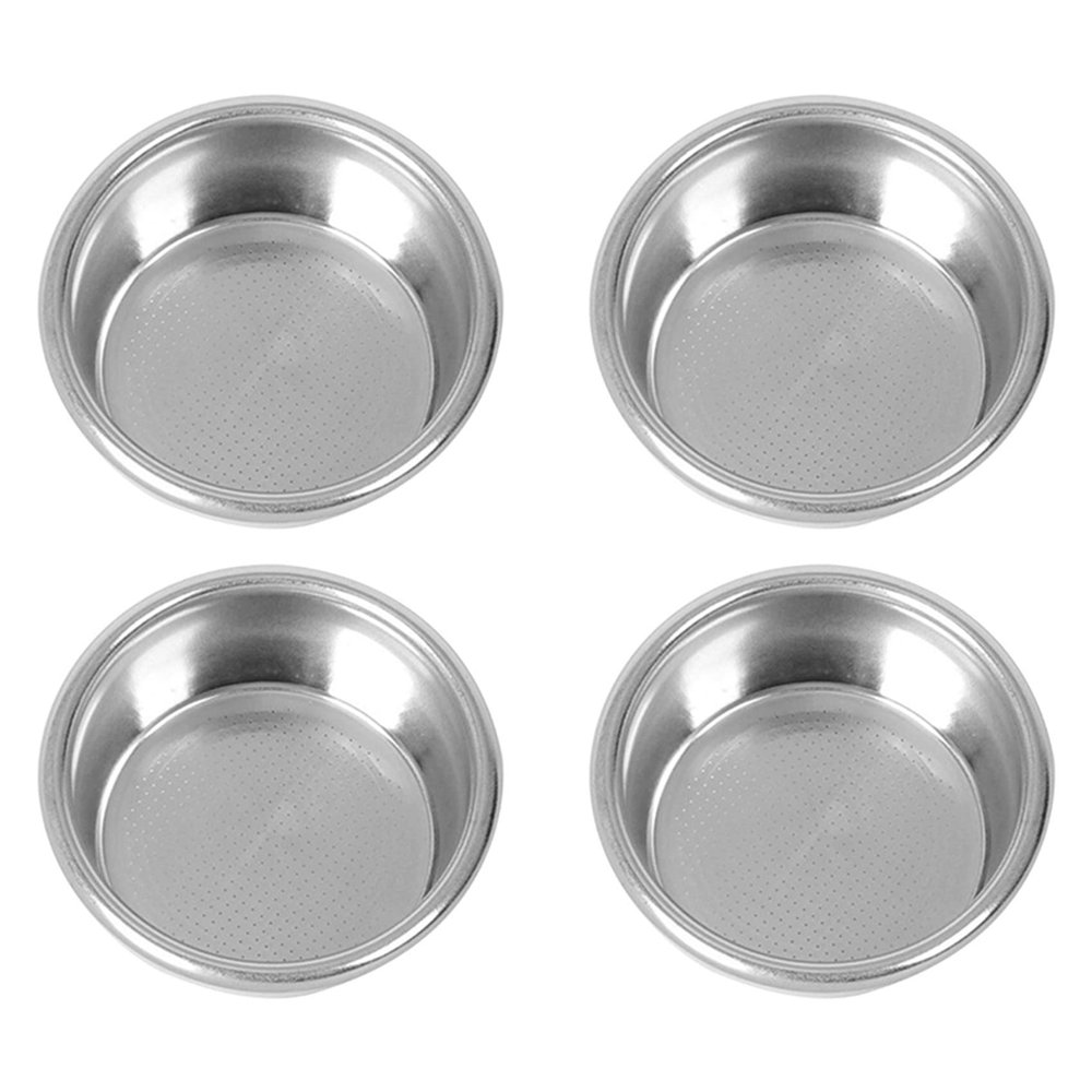 Goorvoucs 4-Pack 54 mm Bottomless Filters for Sage 870/875/878/880 Semi-Automatic Coffee Machines