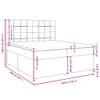 vidaXL Box Spring Bed with Mattress Dark Gray 200 x 200 cm Fabric view 3