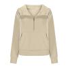 KOG Women's Cotton Hoodie, Solid Color, Warm, Slim Fit, Yellow, Size L view 4