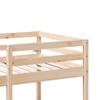 vidaXL Loft Bed with Desk and Chairs 31.5 x 78.7 in Solid Pine view 4