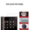 LYXWGRZD 2/3-Tier Audio Rack with Tempered Glass, Drawer, and Casters, Rosso, 77 cm/30.3 in view 4