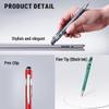 Fyearfly Retractable Ballpoint Pens with Stylus, 20-Pack view 2