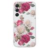 XFDSFDL Protective Case for Samsung Galaxy A15 SM-A155 (6.4-inch), Ultra-Slim Lightweight Soft TPU Phone Cover, Transparent Peony Pattern, 03 view 2