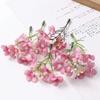 10/20/30-Piece Silk Daisies, Artificial Flowers, Flower Heads, 5 Forks, for Home Decor, DIY Vases and Gifts, Dark Pink, 30 Pieces view 1