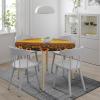 ERSDWRE Round Tablecloth with Sunflower Field, Sunset, and Sea of Flowers view 4