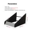Floor Tile Display Stand with Slotted Tiers view 2