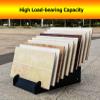 Floor Tile Display Stand with Slotted Tiers view 4