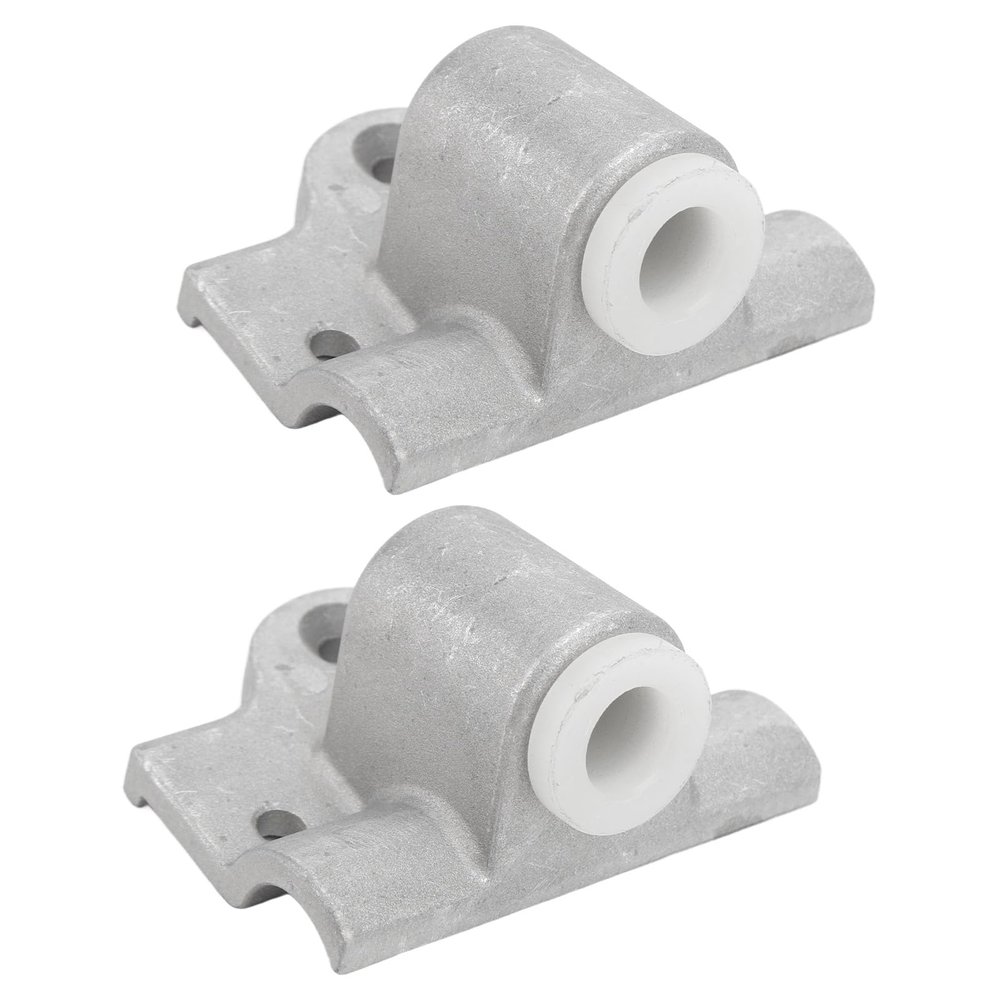 2-Piece Aluminum Boat Oarlock Socket Bases, 14 mm