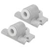2-Piece Aluminum Boat Oarlock Socket Bases, 14 mm view 4