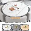 Modern Round Dining Table Set with 4 Chairs view 4