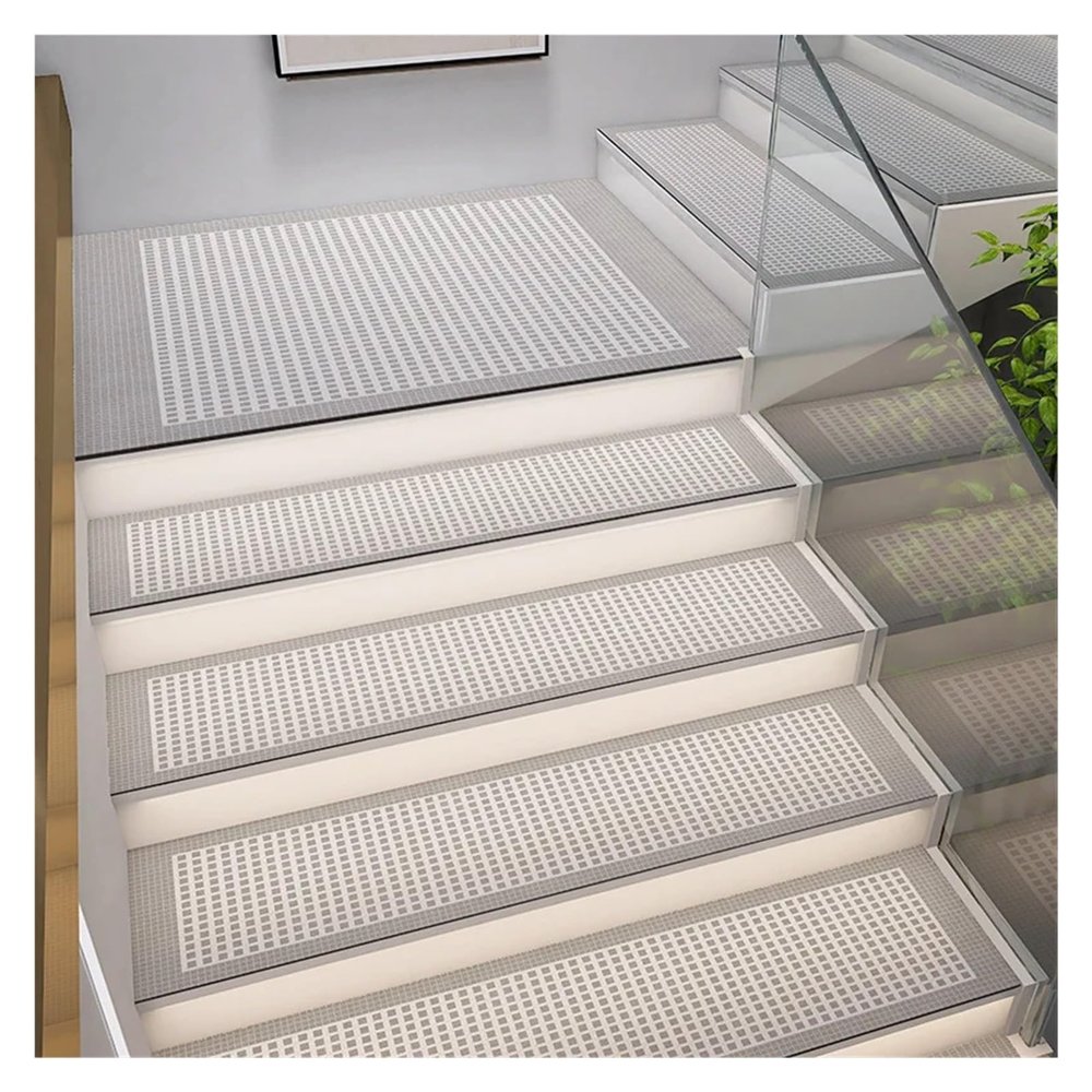 WJLYDM Minimalist Stair Treads, Non-Slip Mats for Indoor Stairs, GU752-X, 30 x 85 cm