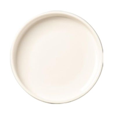 KNUFENG White Round Ceramic Serving Plate