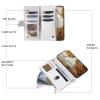 FERLAN Wallet Case Compatible with Samsung Galaxy S20, White view 2