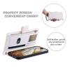 FERLAN Wallet Case Compatible with Samsung Galaxy S20, White view 3