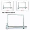 Carbon Steel Square Retaining Pins, 4-Pack, 12 x 80 mm view 3