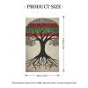 Flag, 90 x 152 cm, Outdoor Garden Flag, Tree, Palestinian Flag, Large House Flag with Grommets, Decorative Holiday Banner for Outdoor and Indoor Use, Parties and Home Decor view 2