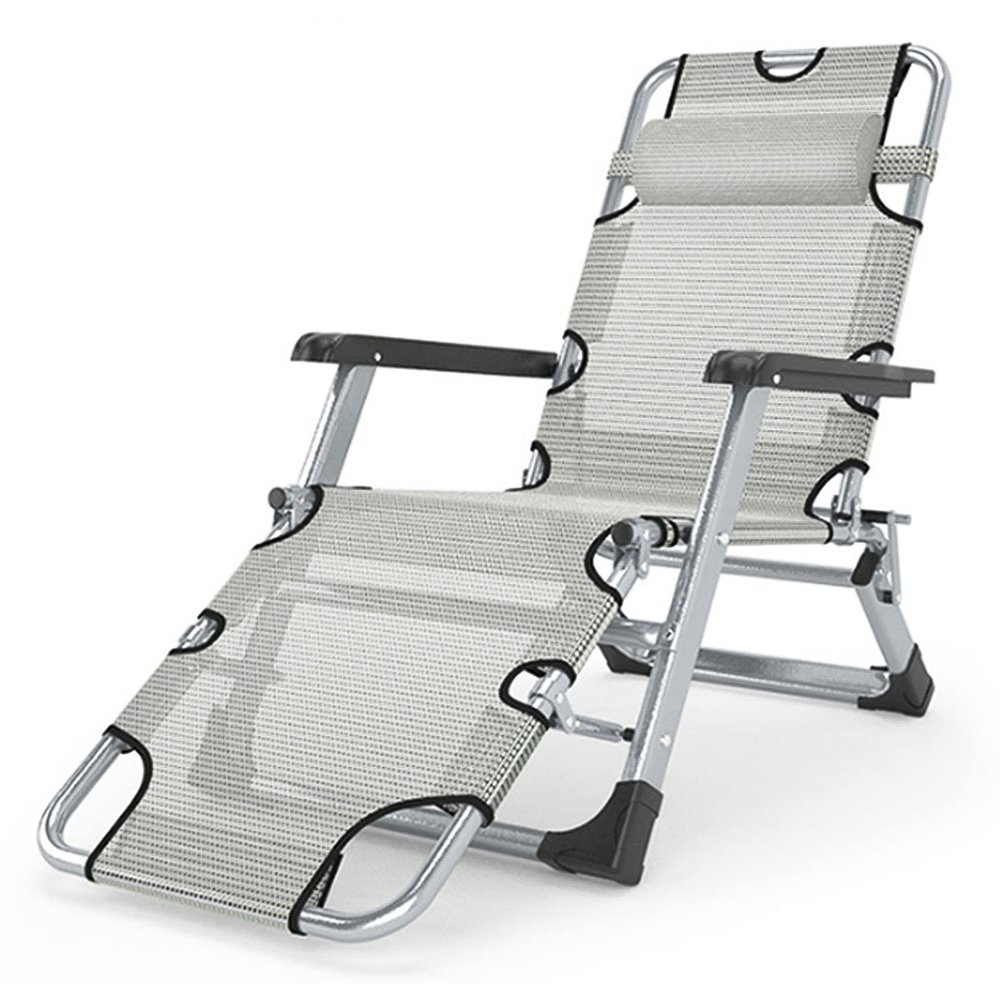 Folding Adjustable Zero Gravity Chair with Headrest, 250 kg Capacity, for Beach, Patio, Garden & Camping
