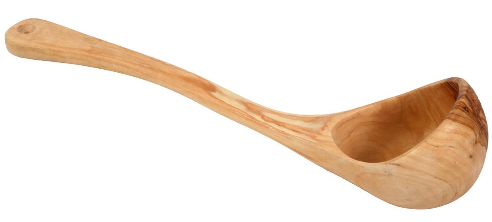 Olive Wood Ladle, 20 cm Long
