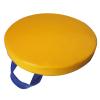 Round Faux Leather Chair Cushions with Handles, 2-Pack, 45 x 3 cm view 1