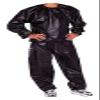 Fitness Sauna Sweat Suit, PVC, L–4XL, Black, XXL view 2