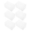 ORFOFE Transparent Acrylic Storage Boxes with Dust Protection, 6-Piece Model Display Cases for Figures and Statues view 1