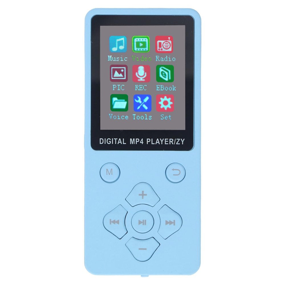 Bluetooth MP3 Player with Hi-Fi Sound, HD Speaker, 1.8-Inch Color Screen and MP4 Support