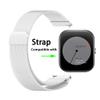 GIOPUEY Band Compatible with CMF Watch Pro, Braided Stainless Steel Band [Wear-Resistant] [Magnetic] Replacement Band - Silver view 2