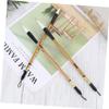 Chinese Calligraphy Brushes, 3-Piece Wolf Hair Set view 4